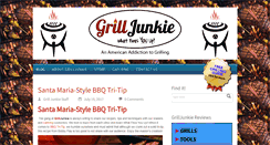 Desktop Screenshot of grilljunkieguy.com